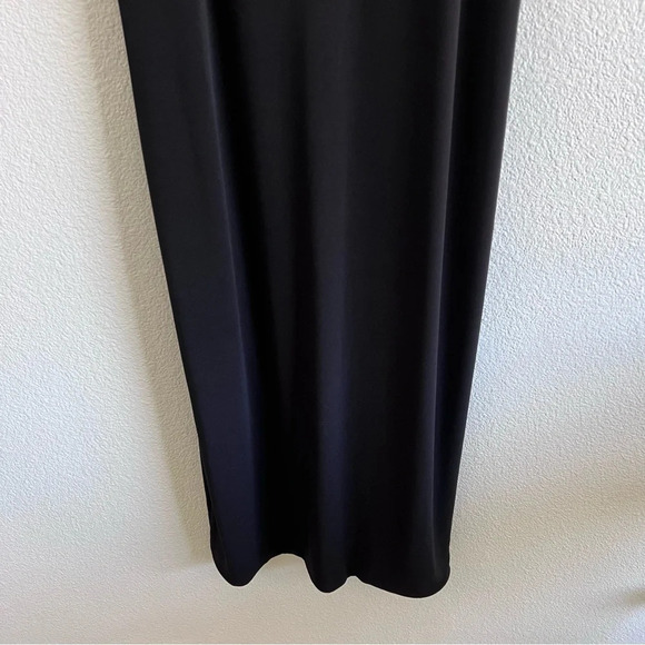 Leith Women’s Black Sleeveless Polyester Blend Dress - Picture 4 of 11